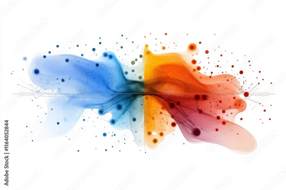 Poster a vibrant cloud storage network diagram visualizing it data flow, services, and integrations