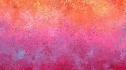 Fototapeta premium Vibrant Abstract Texture with Warm Gradients of Orange, Pink, and Red Ideal for Backgrounds, Creative Projects, and Modern Designs