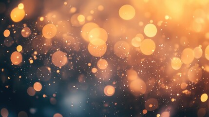 Aerial view of a vibrant beach during summer featuring shimmering bokeh and bubble effects for a dreamy atmosphere