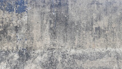 Old grey and blue cement wall texture with stains and age. Texture color on cement background.