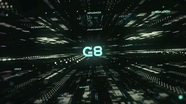 Digital Data Technology Word G8