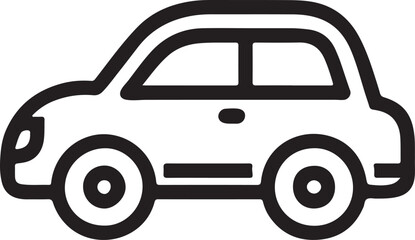 isolated Miniature car Vector, Miniature car Silhouette, Miniature car icon set  for logo ,Vector illustration, Vector Graphic, EPS 10 , clip art work,