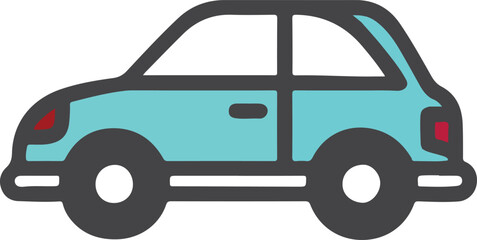 isolated Miniature car Vector, Miniature car Silhouette, Miniature car icon set  for logo ,Vector illustration, Vector Graphic, EPS 10 , clip art work,