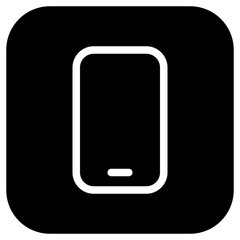 Editable vector blank smartphone screen icon. Part of a big icon set family. Perfect for web and app interfaces, presentations, infographics, etc