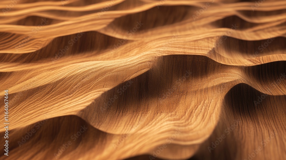 Aufkleber natural wood grain texture with wavy patterns ideal for 3d rendering and design projects in a variet