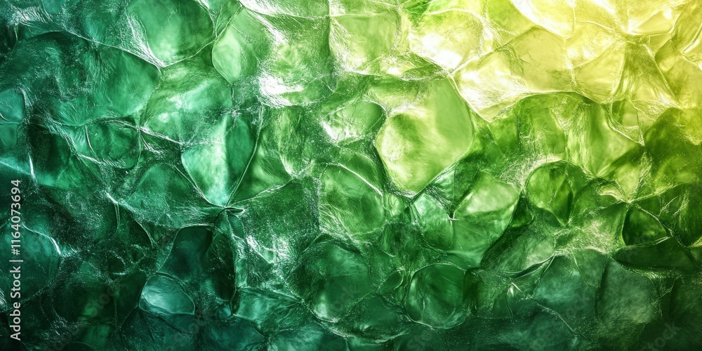 Aufkleber A textured gradient of green and yellow resembling ice or water, creating a soothing visual effect.