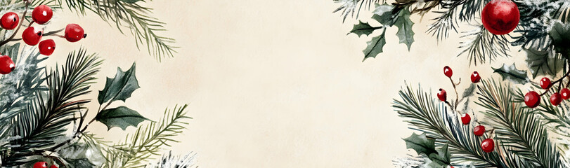 Refined holiday card with festive greetings and delicate seasonal designs  -