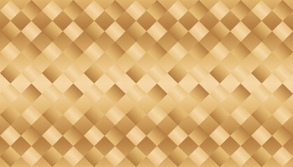 全体が金色の市松模様の横長背景(シャンパンゴールドのグラデーション)