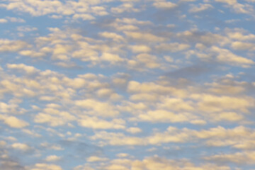blue sky with small fleecy clouds, small puffy clouds with blue background, dramatic sky with small...