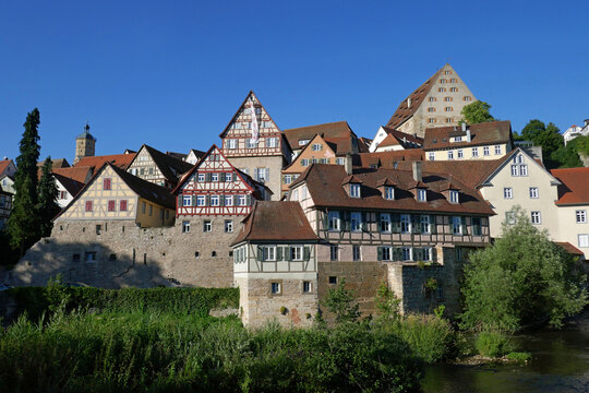 Armory and Schiedgraben in Schwaebisch Hall / Germany