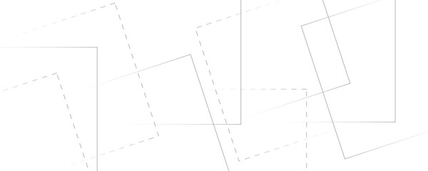 Abstract white and gray color geometric dynamic lines pattern transparent background design.