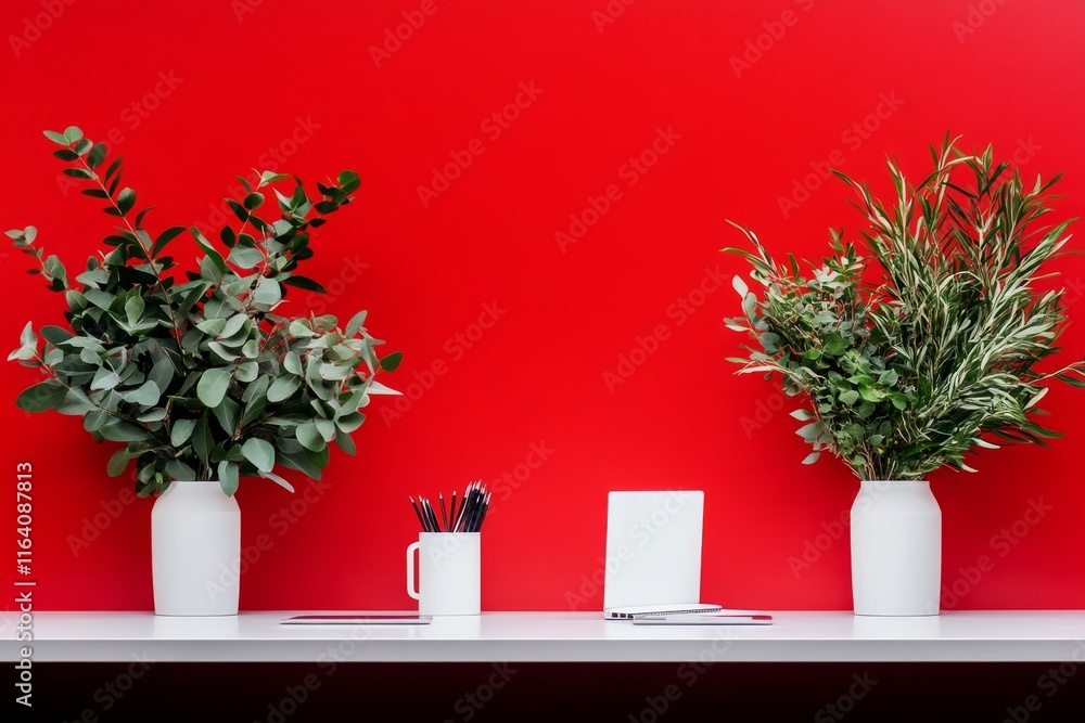 Aufkleber An IT workspace featuring dual monitors displaying detailed code and real-time performance graphs