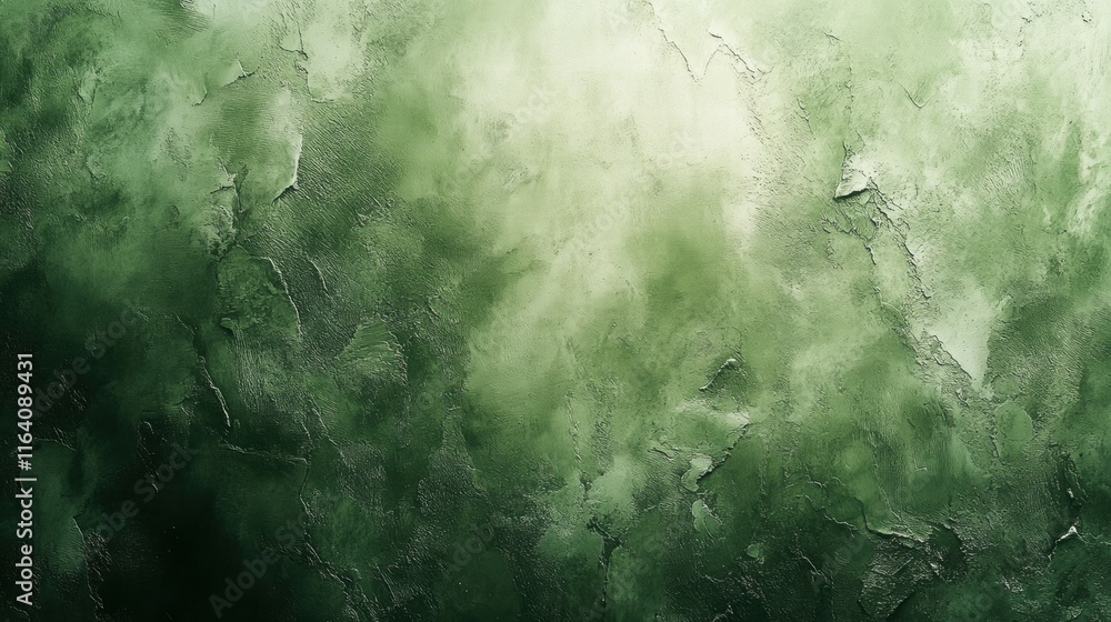 Poster abstract green textured background with a soft gradient and layered appearance.