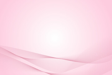 柔らかいピンクの波状ラインが広がるフェミニンな抽象背景 | Feminine Abstract Background with Soft Pink Wavy Lines
