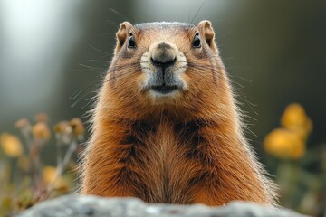 Known as a woodchuck, the groundhog is scientifically named Marmota monax