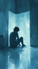 Obraz premium The Encroaching Walls, Generalized Anxiety Disorder GAD