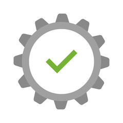 Gear check mark
