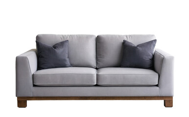 Modern vision xl sofa with throw pillows offers contemporary comfort and style in minimalist design