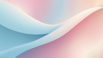 Fototapeta premium Smooth pastel background with soft folds and a dreamy blur, radiating elegance and tranquility. Perfect for designs with a refined, serene touch