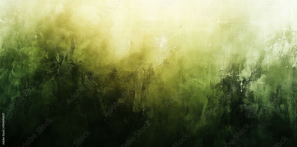 Poster Abstract green and yellow textured background with a soft gradient effect.