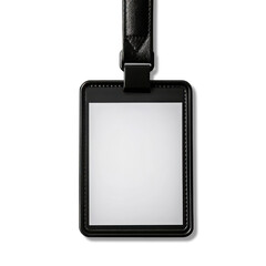 Obraz premium ID badge mockup isolated on transparent background. PNG