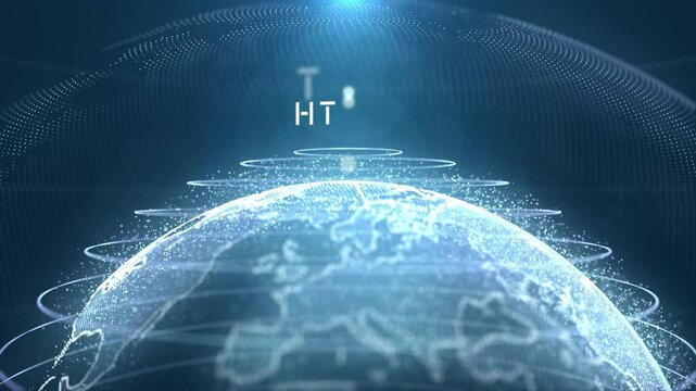 Particle Earth Technology Word HTTPS