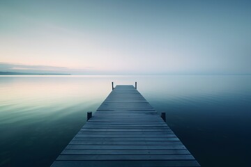 Fototapeta premium pier on the lake