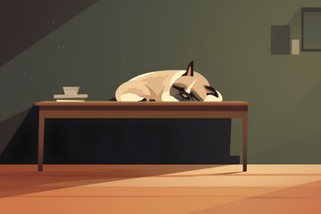 person with cat