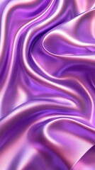 Obraz premium A smooth, flowing fabric texture in shades of purple, evoking elegance and softness.