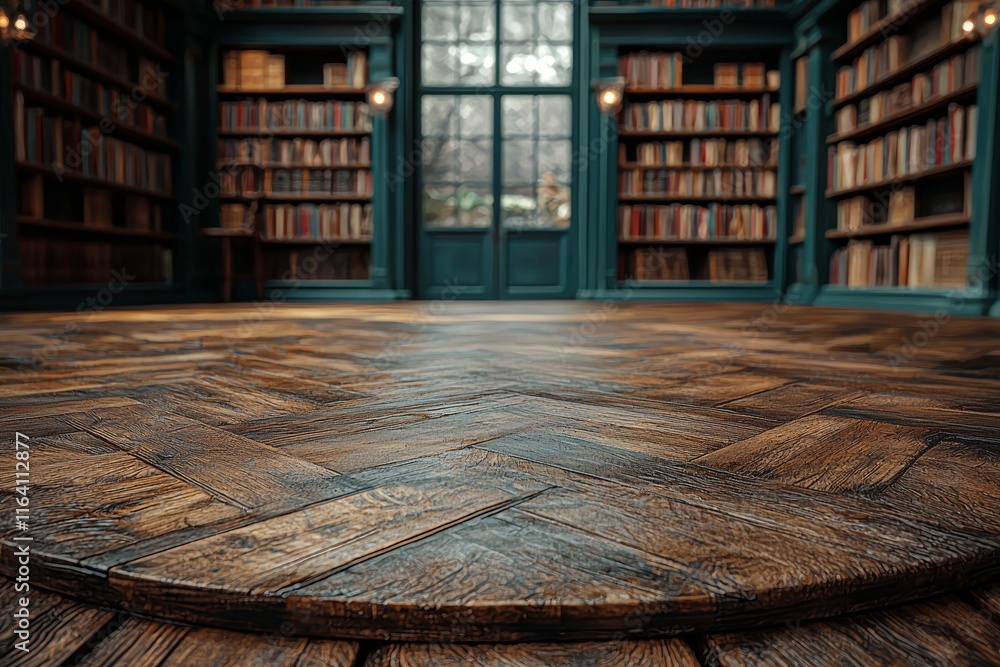 Aufkleber exploration and learning find their haven at knowledge oasis, a calm library filled with books and r