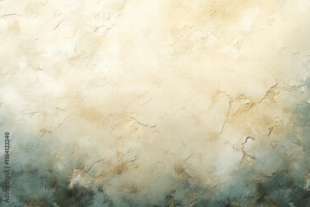 Poster A textured abstract background featuring soft tones of beige and blue, ideal for design use.