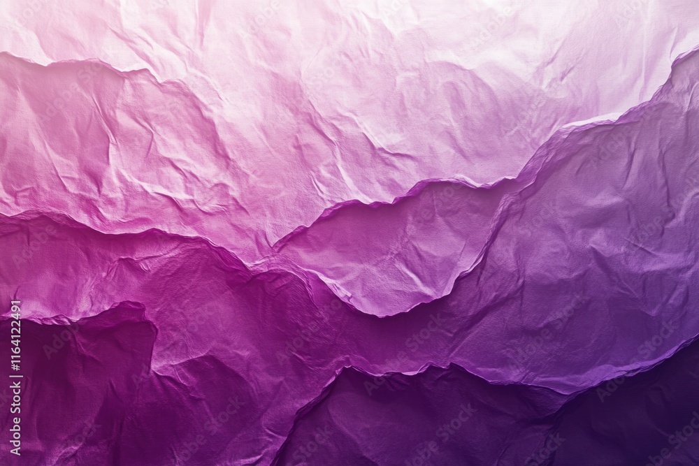 Aufkleber abstract textured background with crumpled paper in shades of purple.