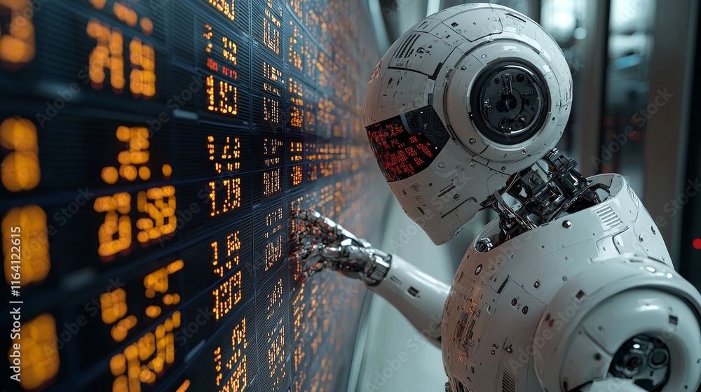 Aufkleber ai robot streamlining digital library resources