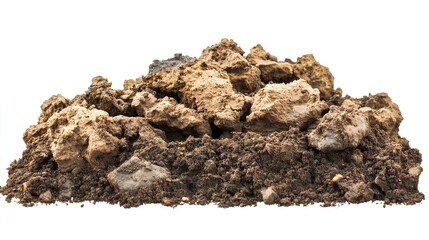 Rugged Mountain Soil and Rocks - Nature Texture Detail