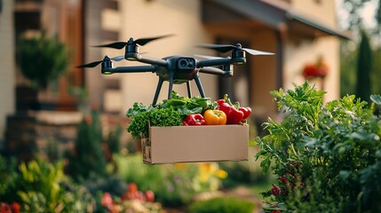 Drones delivering fresh food a new trend in sustainable delivery solutions