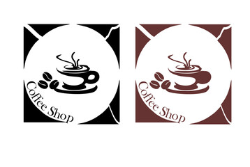 Coffee shop logo