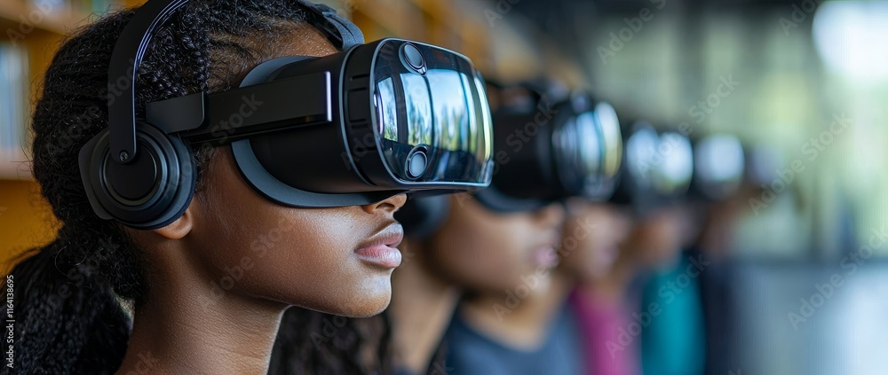 Poster students immerse themselves in interactive metaverse learning environments through virtual reality h
