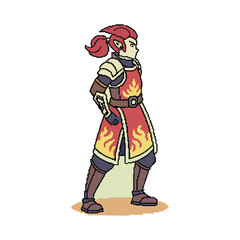 unique creative pixel art gaming character icon logo vector art deisign 