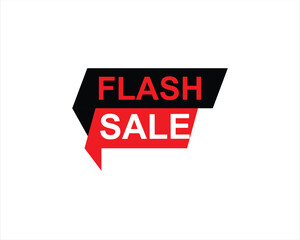 Flash Sale Shopping Poster or button with .  design for social media and Special Offer campaign and text on different background