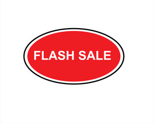 Flash Sale Shopping Poster or button with .  design for social media and Special Offer campaign and text on different background