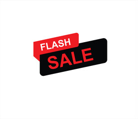 Flash Sale Shopping Poster or button with .  design for social media and Special Offer campaign and text on different background