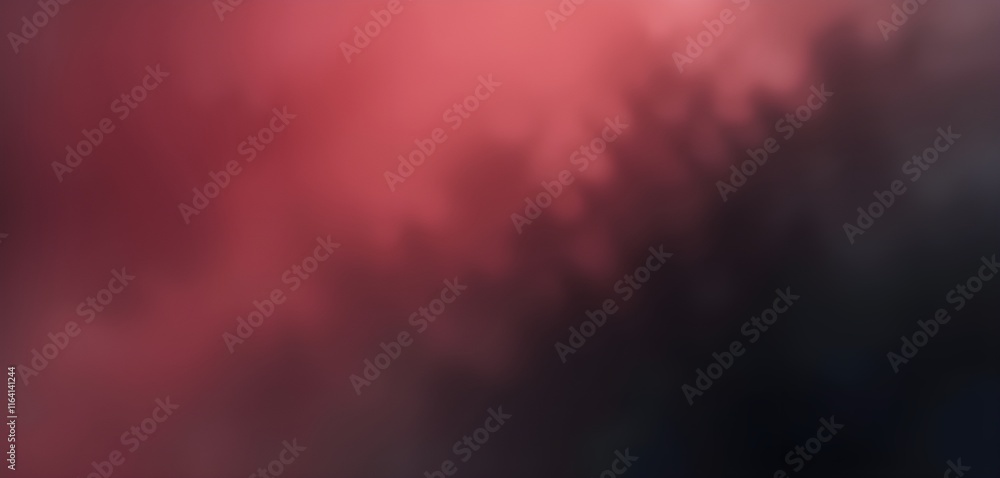 Poster abstract blurred background in deep red and dark tones