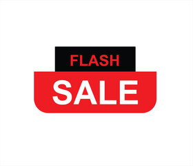 Flash Sale Shopping Poster or button with .  design for social media and Special Offer campaign and text on different background