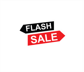 Fototapeta premium Flash Sale Shopping Poster or button with . design for social media and Special Offer campaign and text on different background