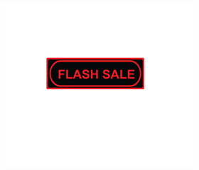 Flash Sale Shopping Poster or button with .  design for social media and Special Offer campaign and text on different background
