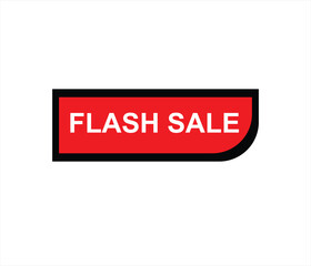 Flash Sale Shopping Poster or button with .  design for social media and Special Offer campaign and text on different background