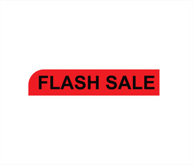 Flash Sale Shopping Poster or button with .  design for social media and Special Offer campaign and text on different background
