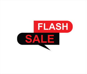 Flash Sale Shopping Poster or button with .  design for social media and Special Offer campaign and text on different background