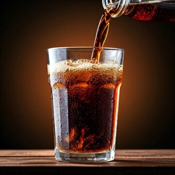 Ein Glas kalte Cola