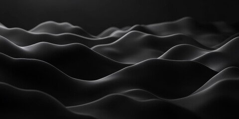 Obraz premium Abstract Dark Wave Background